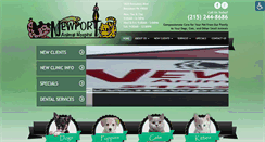 Desktop Screenshot of newportpethospital.com